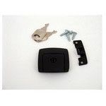 DIE CAST KEY LOCK, BLACK; For Use With:Platt Storage Devices; Accessory Type:Die-cast Key Lock; Features:Keys and screws included ;RoHS Compliant: NA