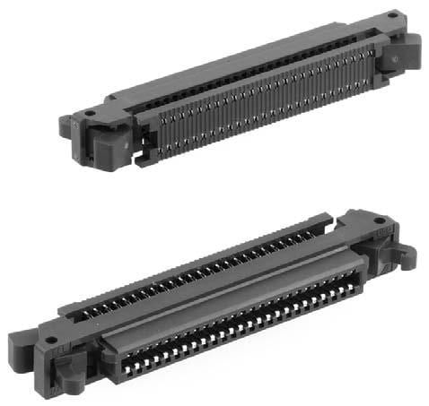 68 Pos 1.27mm RA Female Rectangular Connector, 300V, 500mA