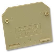 WEIDMULLER         011796 AP (SAK4/6)             Connector Accessory, 1.5mm Wide, End and Intermediate Plate, SAK