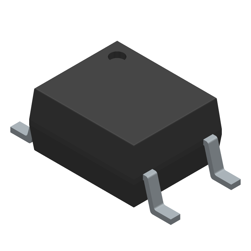 1-Ch 3.75kV Isolation Optocoupler, 80V VCEO, 50mA, SOP-4 SMD