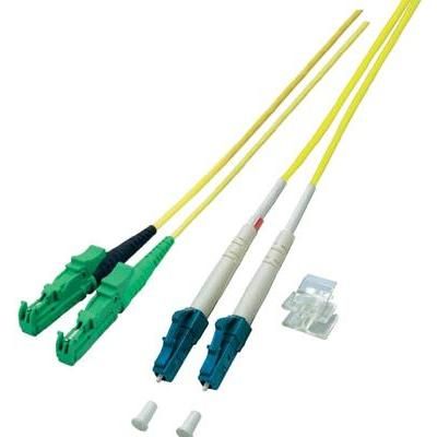 Fibreglass FOC Cable [1x E2000®/APC 8° plug - 1x LC plug] 9/125µ