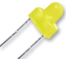 Single Color LED, Yellow Green, Diffused, T-1, 3.1mm, ROHS COMPLIANT PACKAGE-2