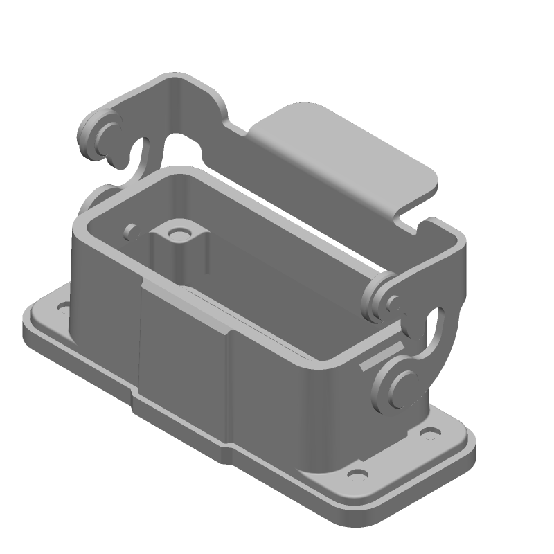 Hood 180° Powder Die Cast Aluminum Alloy