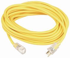 COLEMAN CABLE SYSTEMS   016880002   EXTENSION CORD NEMA5-15P/R, 50FT 15A YELLOW