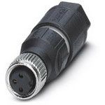 3-Pos Female IDC Connector, 4A, 60V, IP65, Straight