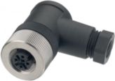 Sensor Accessories, Contacts: 4, cable outlet: 2.5 - 3.5 mm, female cable connector, metal lock, screw terminal connection