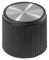 EHC (ELECTRONIC HARDWARE)         EH71-0N1S             ROUND KNOB, 3.175MM
