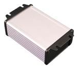 Enclosures, Boxes, & Cases EMI/RFI Alum/Flanged 6.3x4.09x1.26" Black