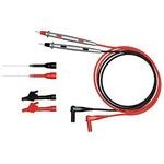 Test Leads, 1kV, 10A, 18AWG, Banana Plug to Plug