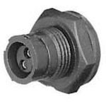 2-Pin Female Circular Connector, 7.5A, 600V, Gold, Solder, IP67