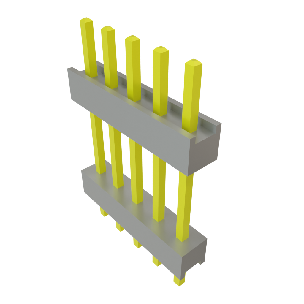 Conn Board Stacker HDR 5 POS 2.54mm Solder ST Top Entry Thru-Hole Bulk