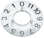 Disk 28 mm transparent, 46-28040, Ritel