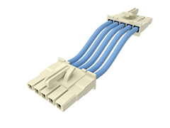 Cable Assembly AC Power 0.609m Power to Power 10 to 10 POS SKT-SKT Crimp-Crimp 24AWG