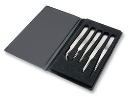 IDEAL-TEK         K5HP.TA            Tweezer, 5 Piece Set, Titanium Body, Titanium Tip