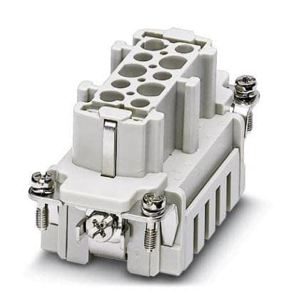 HEAVYCON female housing for B10 housing, with 10 contacts, spring-cage connection