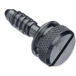 Screw Captive Knurled-HD Slot 28.6mm-LG 1 1in/8in-LG 1.126in-LG Low Carbon Steel Zinc Chromate