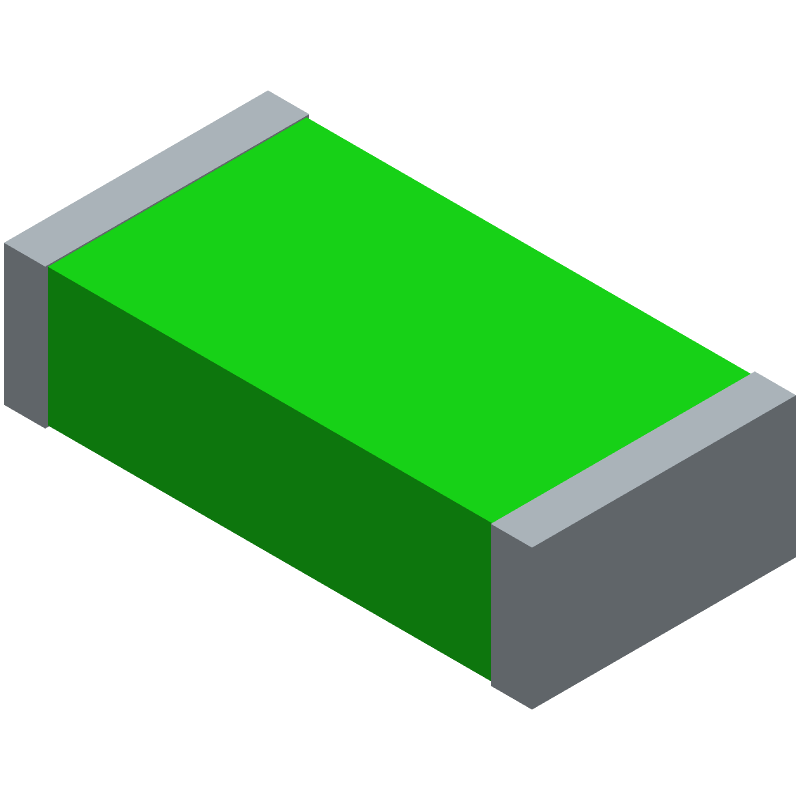 PTC Resettable Fuse, 6V, 350mA Hold, 750mA Trip, 1206 SMD