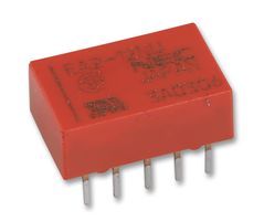 DPDT Signal Relay, 12VDC, 1A, Non-Latching, Through Hole