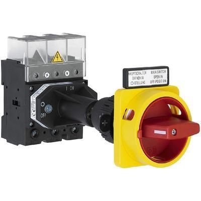 Isolator switch 100 A 1 x 90 ° Yellow, Red Sälzer H410-41300-281M4 1 pc(s)