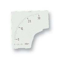 SCALE, DIN72, 0-30; Accessory Type:Scale; For Use With:DIN Range Panel Meters; SVHC:No SVHC (15-Jun-2015); Meter Movement FSD:0 - 30; Scale:0-30