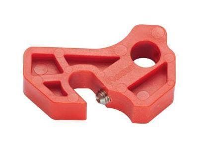 PowerLOK Circuit Breaker Lockout Device- Set Screw Style;  2-Pos.;  Red;  1 Piece