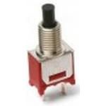 Illuminated Pushbutton Switch, SPST, Off-Mom, Right Angle, 20V