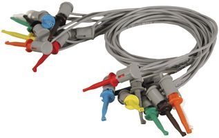 TENMA         76-004A             Test Lead Set, Hook Clip, Hook Clip, 60 V, 2 A, 500 mm