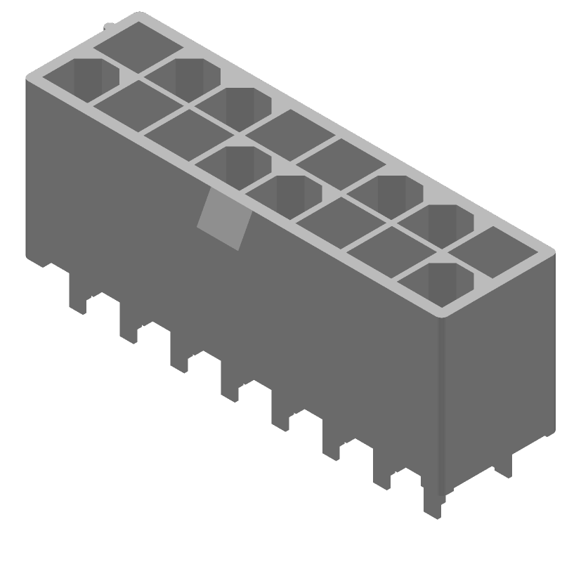 16 Pos 4.2mm Pitch 9A 600V Wire-to-Board Header