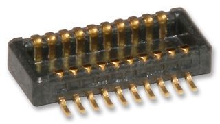 MOLEX         53794-0208            Stacking Board Connector, Plug, 0.5 mm, 20 Contacts, Surface Mount, Gold Plated Contacts