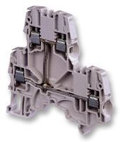 ENTRELEC UK         1SNK506211R0000             DIN Rail Mount Terminal Block, 4 Ways, 24 AWG, 10 AWG, 6 mm, Screw, 40 A