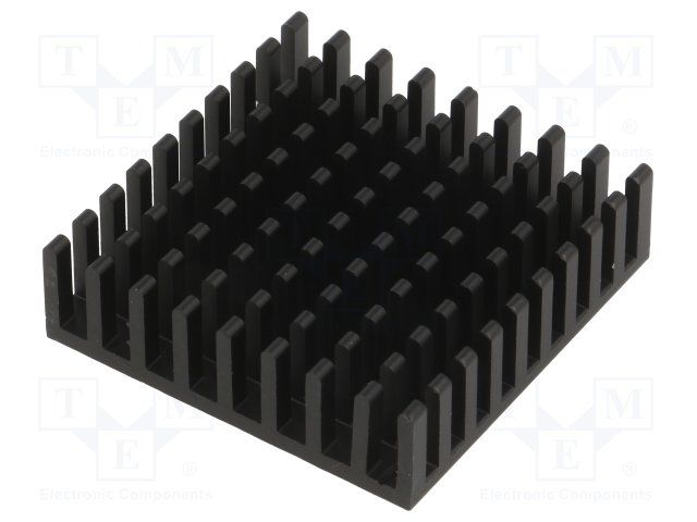 LED HEATSINK, WITH PINS, SQUARE