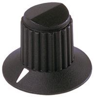 EHC (ELECTRONIC HARDWARE)         MS91528-4F2B             ROUND SKIRTED KNOB W/ ARROW IND, 6.35MM