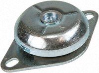 FIBET Bell Mount, 3.8mm CFBMS633510M 60daN 63mm, Natural Rubber, Zinc Plated Steel M10