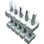 Conn Board Stacker HDR 7 POS 3.96mm Solder ST Thru-Hole Bulk