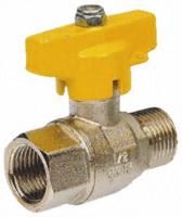 RS Pro Manual Ball Valve Nickel Plated Brass 1/4 in BSPP