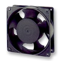 BISONIC   4C-230LS-T   Axial Fan, Low Air Flow, Terminal, Sleeve, 230 VAC, 120 mm, 38 mm, 63 cu.ft/min, 1.78 m/min