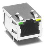 Conn RJ-45 F 8 POS 1.27mm Solder RA Thru-Hole 12 Terminal 1 Port Cat 5/Cat 6