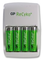 GP BATTERIES         AR01BS210B-EW4             Recyko Nickel Metal Hydride Battery Charger for 2100mAH Batteries