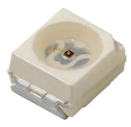 Infrared Emitter 890nm 100mW/sr Circular Top Mount Automotive 2-Pin PLCC T/R