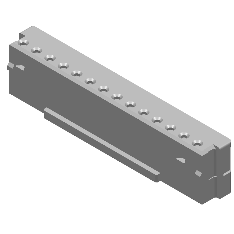 14 Pos 2mm Crimp Wire Housing, Female Socket, 4A, 125V