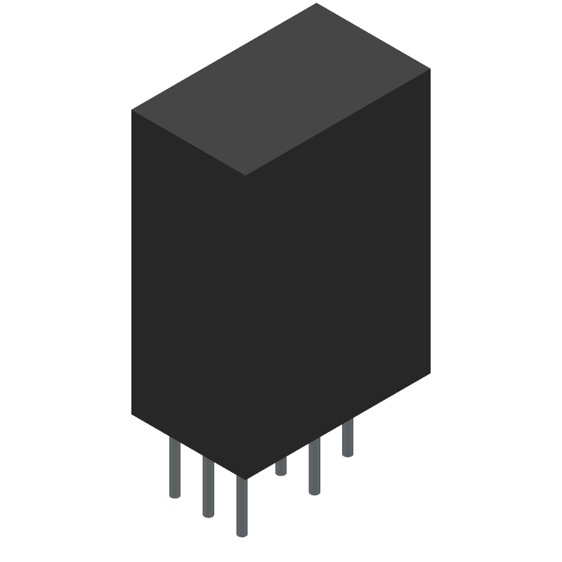 Switch Push Button ON (ON) DPDT Plunger 0.1A 30VDC Momentary Contact Thru-Hole PC Pins Tray