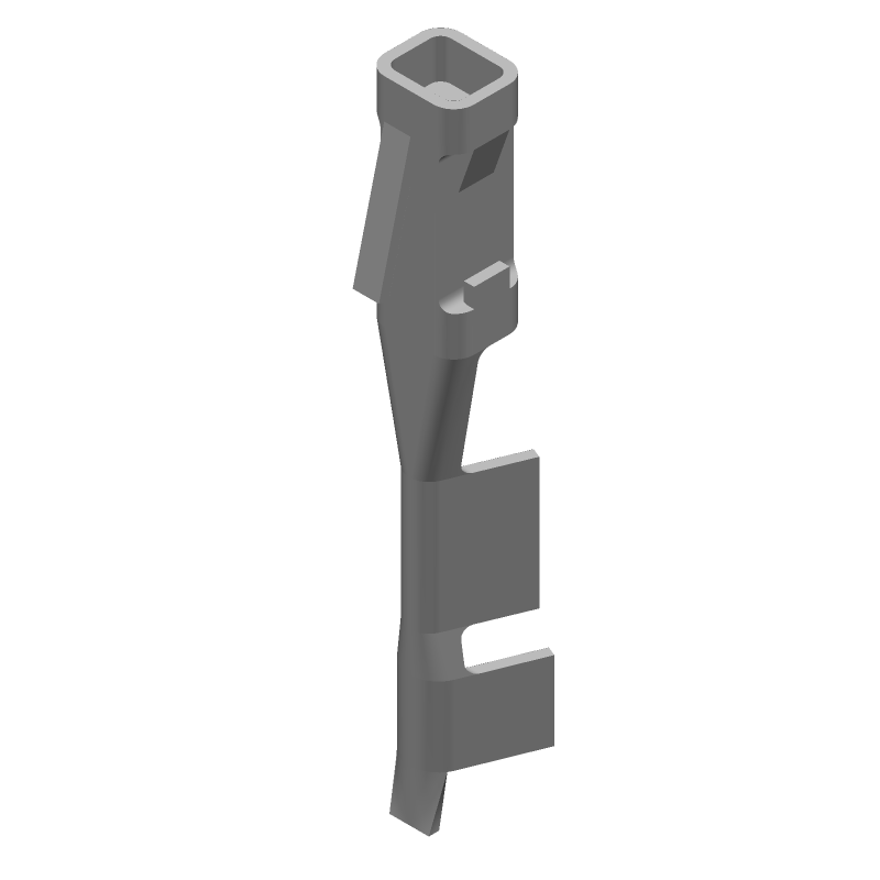 Female Socket Terminal, 3A, 250V, Crimp, Tin Plated Bronze