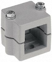 Rose+Krieger Square Tube Flange Clamp, strut profile 30mm,