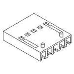 Conn Housing F 7 POS 2.54mm Crimp ST Cable Mount C-Grid III™ Bag