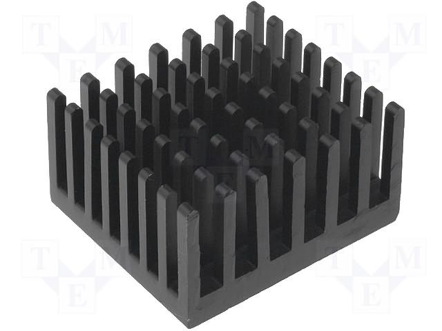 LED HEATSINK, WITH PINS, SQUARE