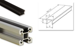 COVER PROFILE, 2M, BLACK - More Details