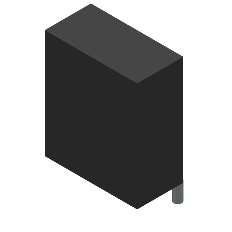 TO-220 Heat Sink, 13.4°C/W, Aluminum, Black Anodized