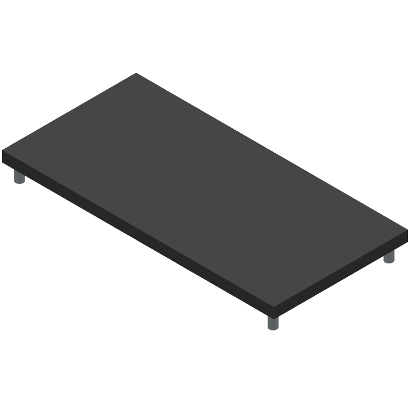 256x64 Blue OLED Display Module, 3.12", SPI/Parallel