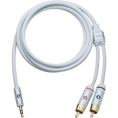Oehlbach RCA plug (phono) to Jack plug 3.5 mm Audio Extension Cable