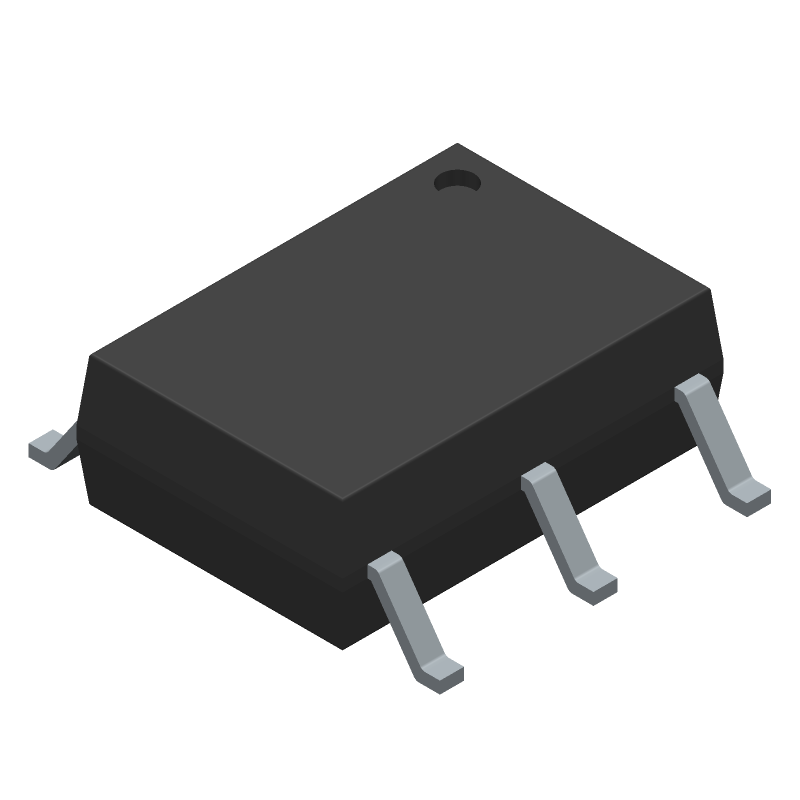 SSR 160mA 200V AC/DC-OUT, 50mA DC-IN, 1.5kV Isolation, SOP